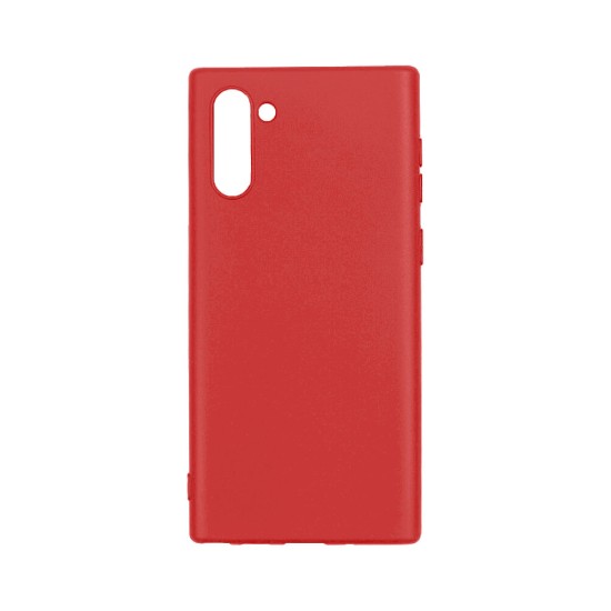 Capa de Silicone para Samsung Galaxy Note 10 Vermelho